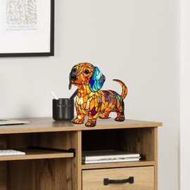 Iluminación Infantil Lámparas Bola Cristal 3D, con puerto de carga USB Luz de Noche Ambiente Lámparas para Niños Bebé Regalo de Fiesta Decoración (Dog