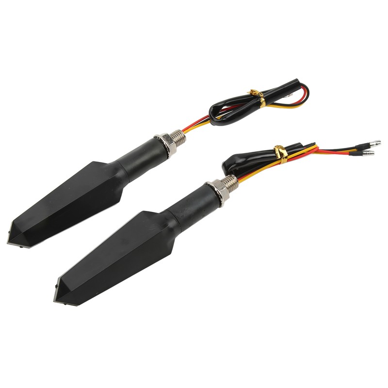 4Pcs Motorcycle LED Turn Signals Daytime Running Lights Blinker Front