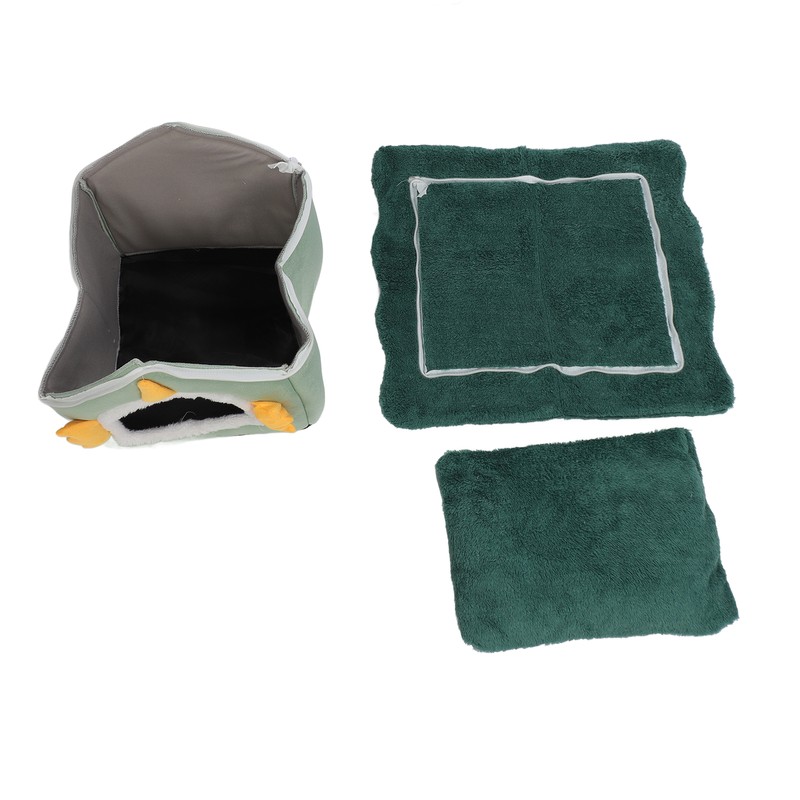Pet Bed House Soft Warm Cat Bed Cave Detachable Cozy