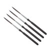 MANSUSJX Long Liner Brushes,4 PCS High Performance Script Pinstripe Brushes,