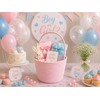 Prudance Small Cotton Woven Handle Basket, 6" x 5", Pink,Favors