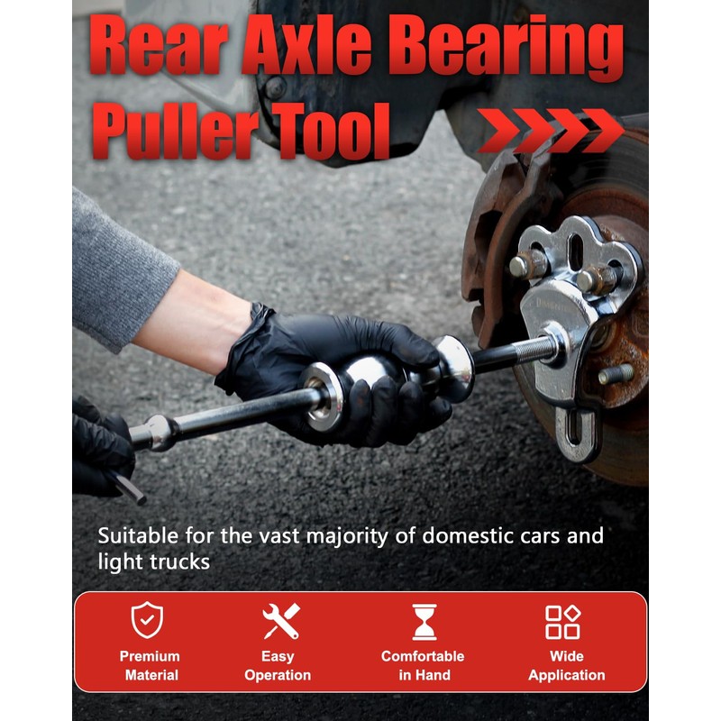 limontek 8 Piece Slide Hammer Puller and Rear Axle Bearing