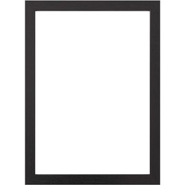 Modern Style MDF Picture Frame A4, A5 Size Poster Home Decoration Photo Frames Freestanding & Wall Mountable Table Top Certificate Document Frames (A4 (Black))