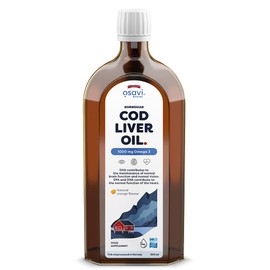 Osavi Norwegian Cod Liver Oil, 1000mg Omega 3 (Orange) - 500 ml.