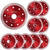 10Pcs Diamond Saw Blades, 4-1/2" Diamond Blade for Angle Grinder