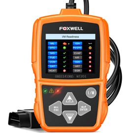 FOXWELL NT201 OBD2 Scanner Code Reader for Cars and Trucks -Reset Check Engine Light, Read and Clear Fault Codes, Live Data Diagnostic Tool for All Cars Since 1996