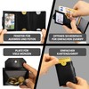 Gentlemen's® Fold Wallet - Credit Card Holder with Coin Compartment