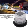 Solar Strobe Warning Safety Flashing Light Waterproof LED Emergency Warning