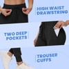 GAYHAY Joggers for Women with Pockets - High Waist Drawstring