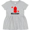 inktastic Ketchup Lover Funny Infant Dress 24 Months Heather Grey