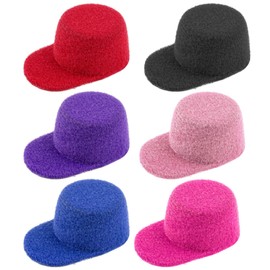 Framendino, 6 Pack Mini Baseball Caps Small Hats Bottle Tiny Party Dress Hat for DIY Crafts Colors