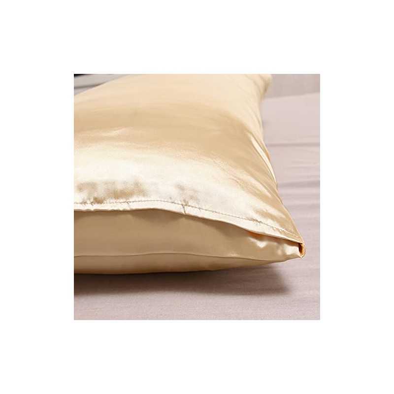 Silky Pillowcases Set for Hair - Pillowcase Covers with Envelope