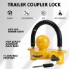 Unbranded Universal Trailer Coupler Lock Hitch Coupling Lock Caravan Tow