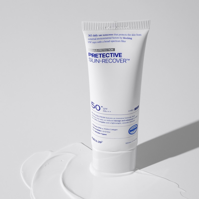 Cell 29 Dermatology PDRN Water Glow Regenerating Sun Cream Mixed