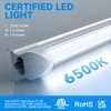CNSUNWAY LED Shop Light 2FT, 20W 3000LM 6500K, T8 LED