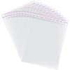 DINGlLIDINGHONG 200 Pcs 5x7 in Reusable, Clear OPP Plastic Bags,