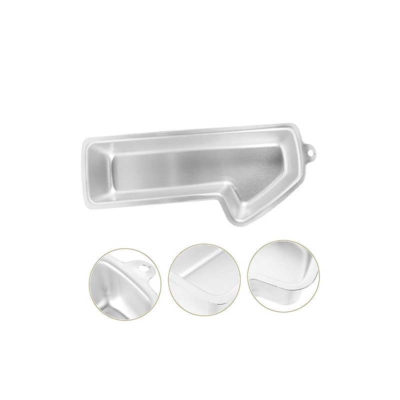 Aluminium Cake Mould with 3D Numbers for Birthday Parties Cake