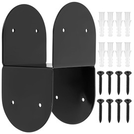 Black Caps Tie Bracket for 4x4 Post Caps, Timber to Timber Joist Hanger Joist Hanger, Beam Post Anchor Connectors, Truss to Beam Connectors, Pergola Support Brackets for Post to Wood Deck