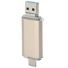 USB 3.0 U Disk Golden Aluminum Alloy ThreeInOne High Speed