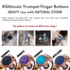 HEAVY Trumpet custom finger buttons for all Bach Stradivarius, Artisan,