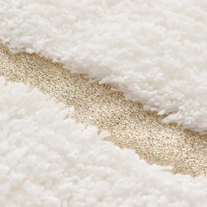 DaiDo Gold Square Entrance Mat Bath Mat (M Size(45x70cm))