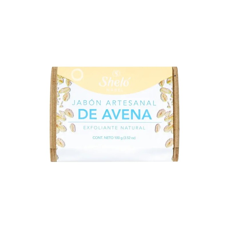 Jabón Artesanal De Avena Natural Corporalfacial Sheló Nabel