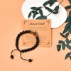 Christmas Bdy Bracelet for Best Dad - Natural Stone Men's