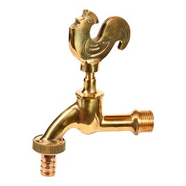 VARIOSAN Gockel 11251 Outlet Valve 1/2 Inch Polished Brass Long Distance from Wall