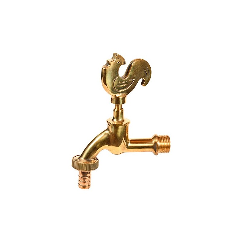 VARIOSAN Gockel 11251 Outlet Valve 1/2 Inch Polished Brass Long