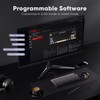 RedThunder K75 Wireless Mechanical Gaming Keyboard, 75% Hot Swappable Creamy