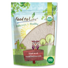 Food to Live - Organic White Polenta, 1.5 Pounds — Classic Non-GMO Cornmeal. Vegan, Kosher Corn Grits in Bulk. Great for Hot Cereal and Porridge