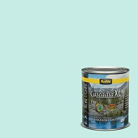 Rodda Paint CASCADIA XL Exterior Satin Paint & Primer in One, Quart, Barely Aqua