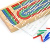 UPTTHOW Cribbage Board Templates, 12Pcs Pegs, DIY Router Guide Kit