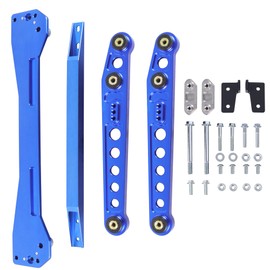 Rear Lower Control Arm Suspension kit Subframe Brace Tie Bar Compatible with 1996 1997 1998 1999 2000 Honda Civic EK 1.6L Blue