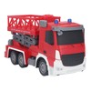 RC Remote Control Fire Truck Lift Toy Rechargeable Fire Lift