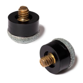 OKKO Billiard Pool Cue Screw-On Tips Soft, Pack of 10 (12 mm)