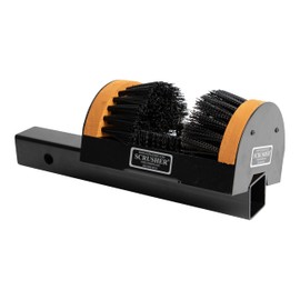 SCRUSHER Hitch Mounted Original Boot & Shoe Cleaner for 2" Receiver - Made in America Portable Outdoor Boot Scrubber, Shoe Cleaning Brush - Helps Keep RVs, Trucks, or SUVs Clean All Year Round
