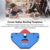 Corner Radius Routing Templates 8 in 1 R15 R20 R25