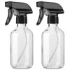 Arkeiliy 2-Pack Leakproof Spray Bottles (300ml/10oz) - Adjustable Nozzle for