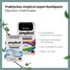 Simplicol Expert Textile Paint + Colour Fixer Combo Pack