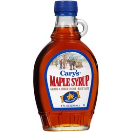 Cary's Pure Maple Syrup, Grade A Amber, 8 Fluid Ounces