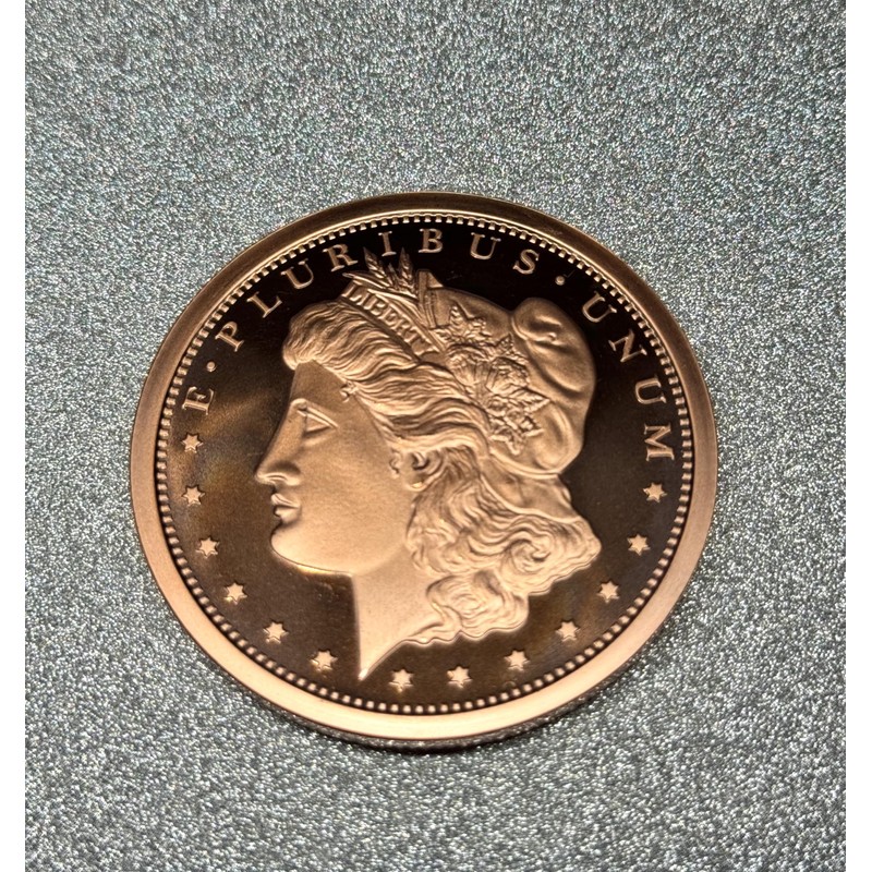 Katy Craig 5oz .999 Morgan Dollar Fine Copper Round with
