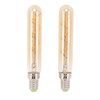 2 PCS E14 LED Light Bulb 3w Golden Tubular Bulb
