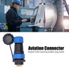 IP68 Waterproof Power Connector Male Female Square 4 Hole Aviation