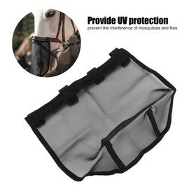 Horse Nose Cover, Horse Nose Net Horse Supplies Horse Cover Breathable for Horse Face (M)