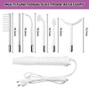 Hochfrequenzstab Gesicht mit 6 Sonden, Hochfrequenzstab, High Frequency Wand, Radiofrequenz