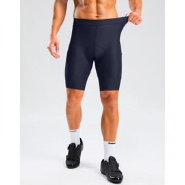 Men's Bike Shorts 4D Padded Cycling Shorts for Men Road Riding Biking Bicycle Zipper Pockets
