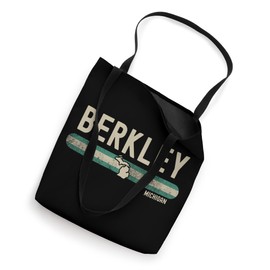 Berkley MI | Michigan | Travel & 80s Style Tote Bag