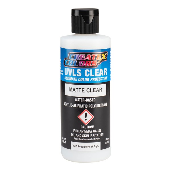 Createx Airbrush Paint, UVLS Matte Clear, 4 Oz (4052-04)