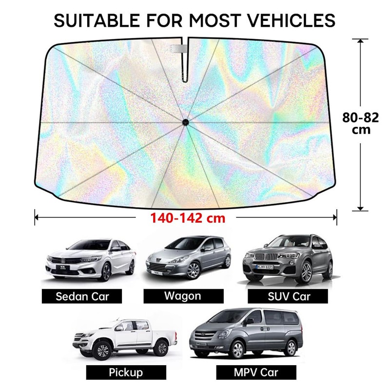 Car Sun Protection Windscreen Car Windscreen Parasol 80 x 140
